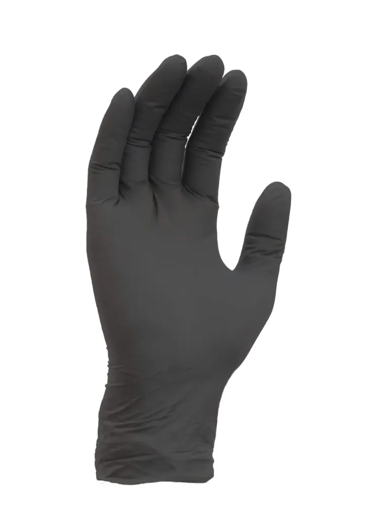 [3NLG720BLK] Glove Nitrile Exam PF Blk 6ml Lg 10/100