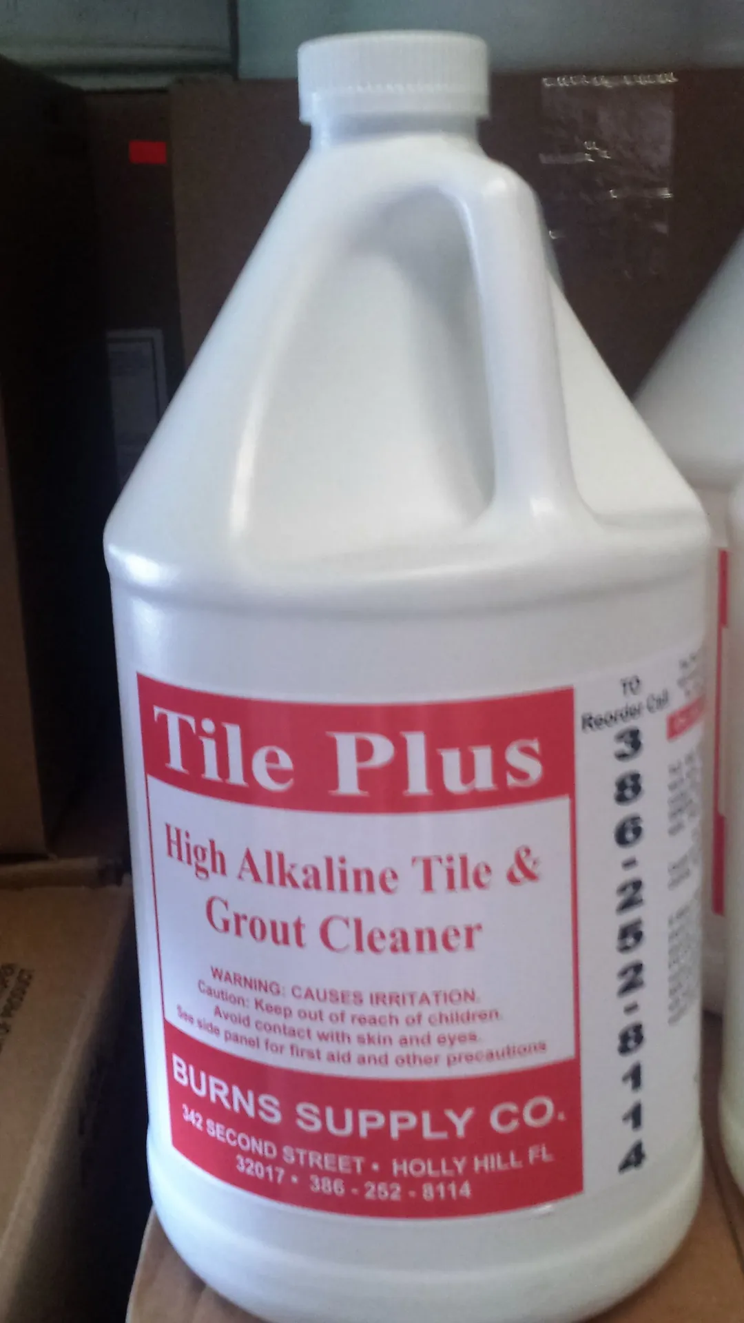 [1BUR275-4] Tile Plus Alkaline Tile & Grout Cleaner gal 4/cs