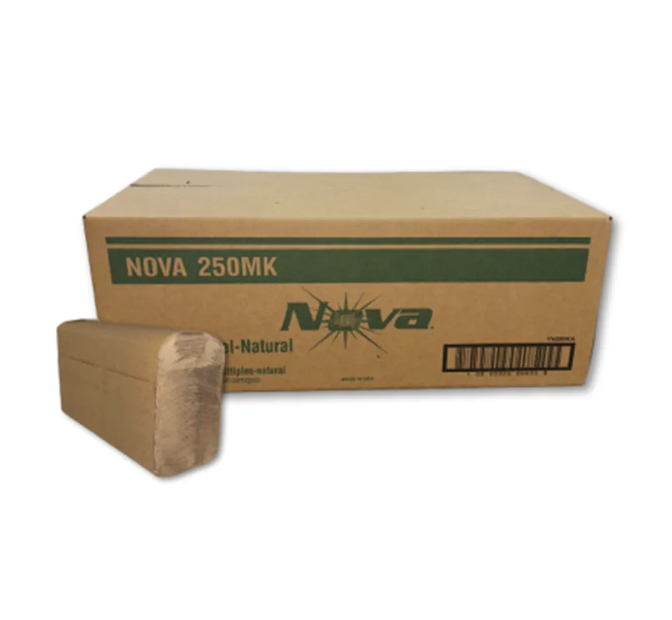 [2RJSNOVAMK250] Towel Multifold Natural Nova 9.125X9.45